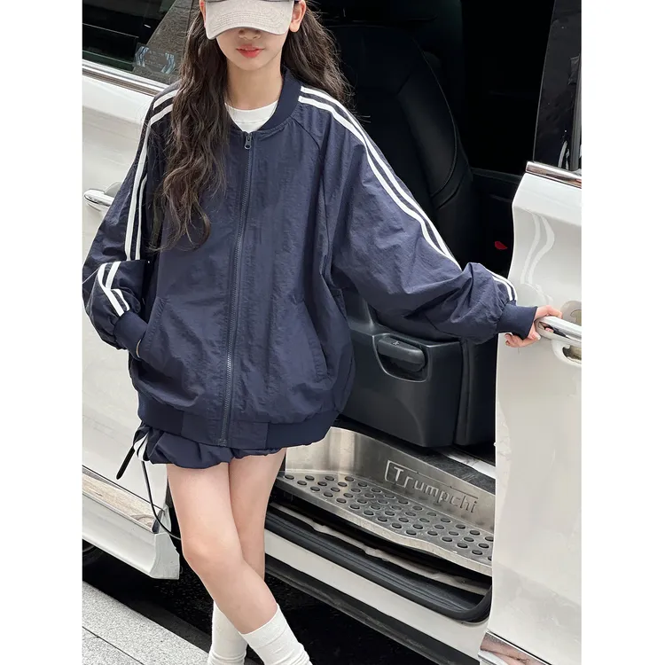 K29590孙小美韩系女童套装裙2025秋装新款儿童外套裙子两件套时髦