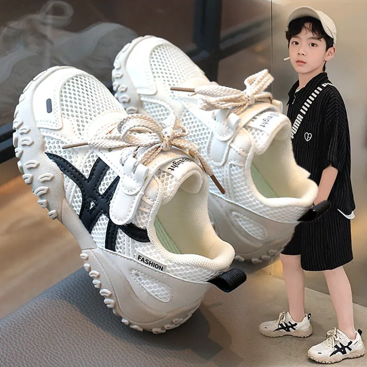 阿童木男童鞋2026夏款新款儿童运动鞋休闲透气小白鞋男孩网面跑步