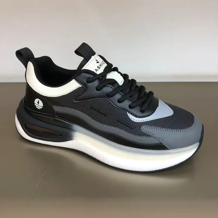 运动鞋爆米花男鞋舒适休闲男鞋四季百搭时尚潮男鞋网面跑步潮鞋