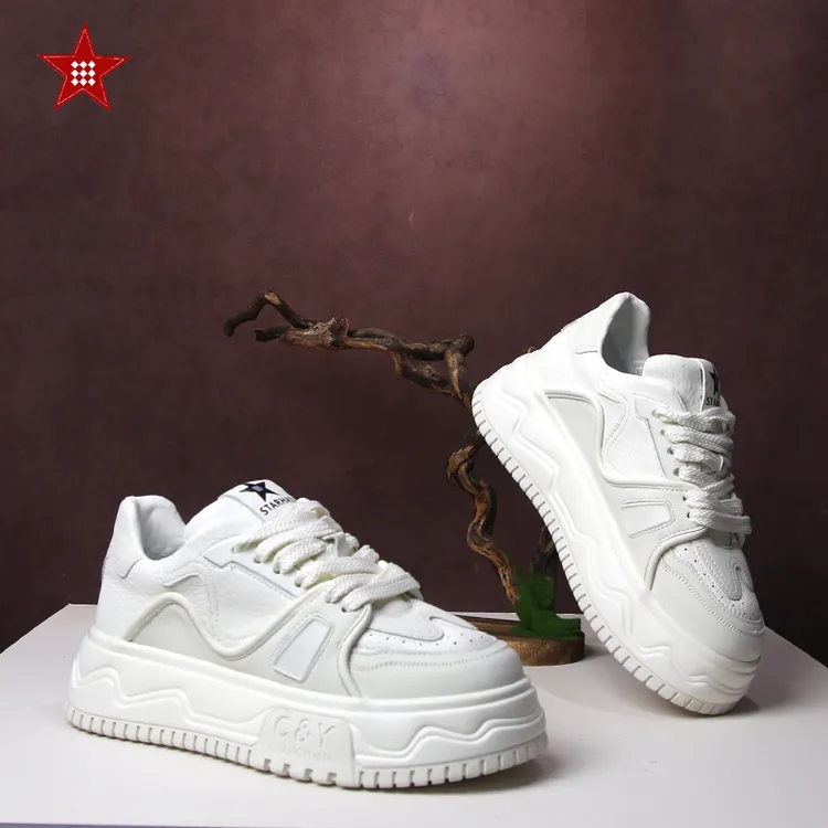 增高素面防滑透气板鞋休闲板鞋潮流加绒厚底高帮男士时尚百搭