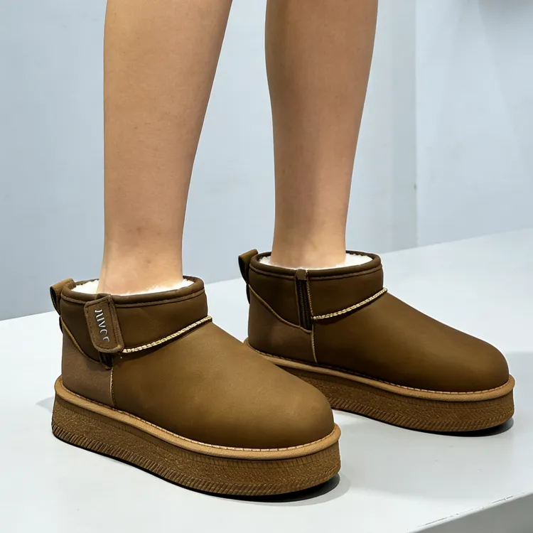 S-600女士冬季防水厚底雪地靴（拍大一码）