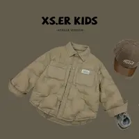 【小首尔】现货-儿童90白鸭绒羽绒服2023冬男童韩货外套HBB2805