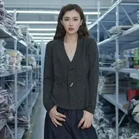 秋季时髦气质显瘦时尚高级感小香风百搭针织开衫A696#