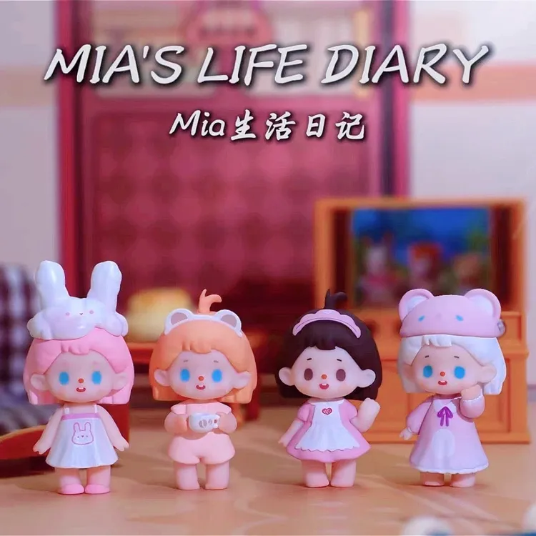 拆盒 MIA米亚生活日记潮玩萌粒盲盒