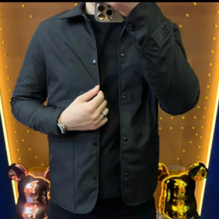 秋冬季新款男士休闲百搭气质夹克外套-9051
