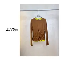 【ZHEN】25K01329 2025新款时尚气质休闲百搭上衣女