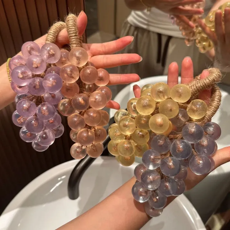 水晶葡萄香皂仿真留香伴手礼挂件送礼生日礼物手工皂沐浴