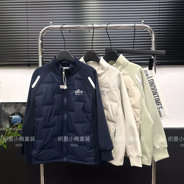 【防风保暖】儿童加绒外套 男女童立领 中大童 秋冬款童装