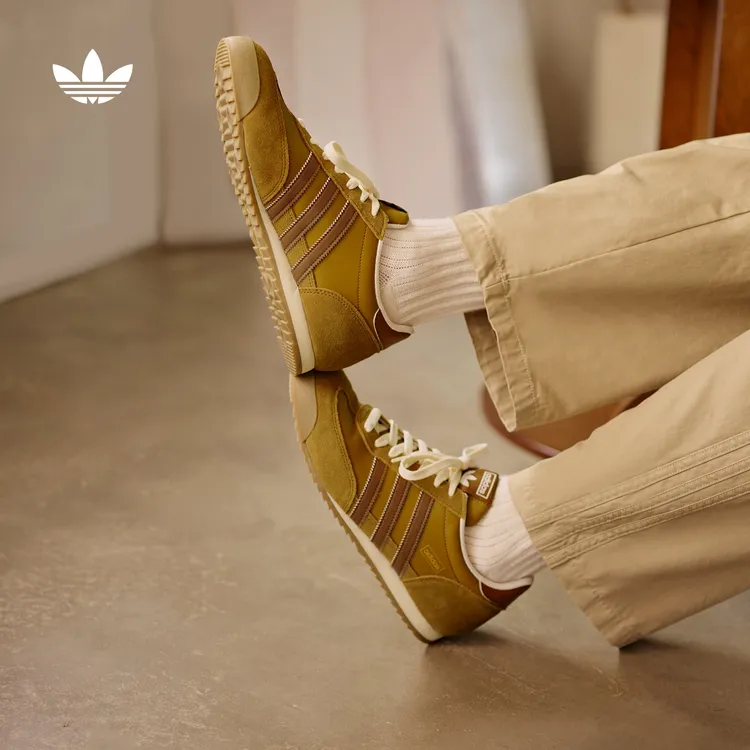 流光风 阿迪达斯三叶草 T头鞋 R71复古经典薄底运动鞋男女 KI8872