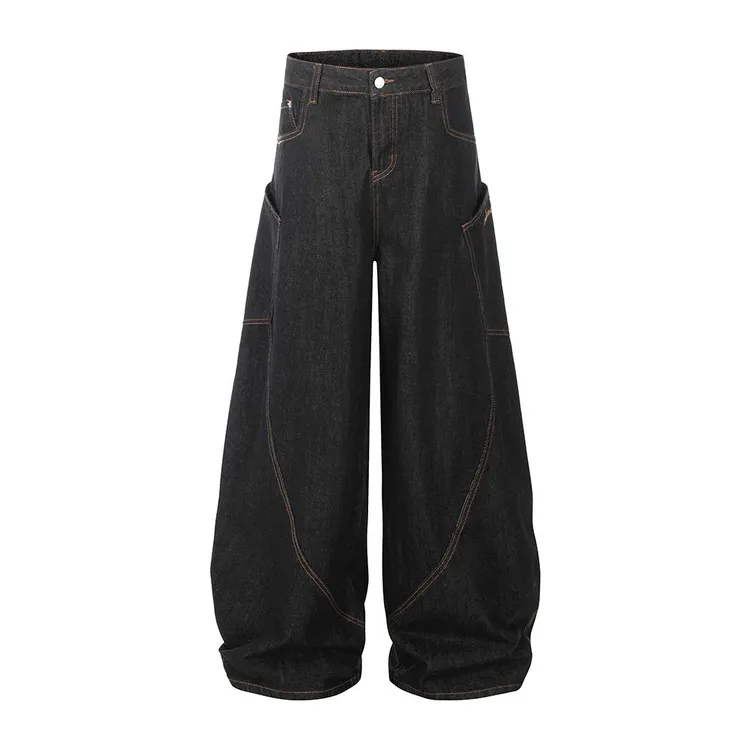 【奥莱撤柜 商场同款】JOINBOY DENIM 原牛廓形大口袋弯刀裤大阔