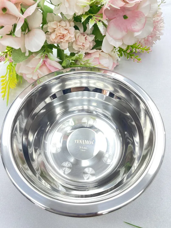 TMS 不锈钢加厚小汤碗饭碗14公分