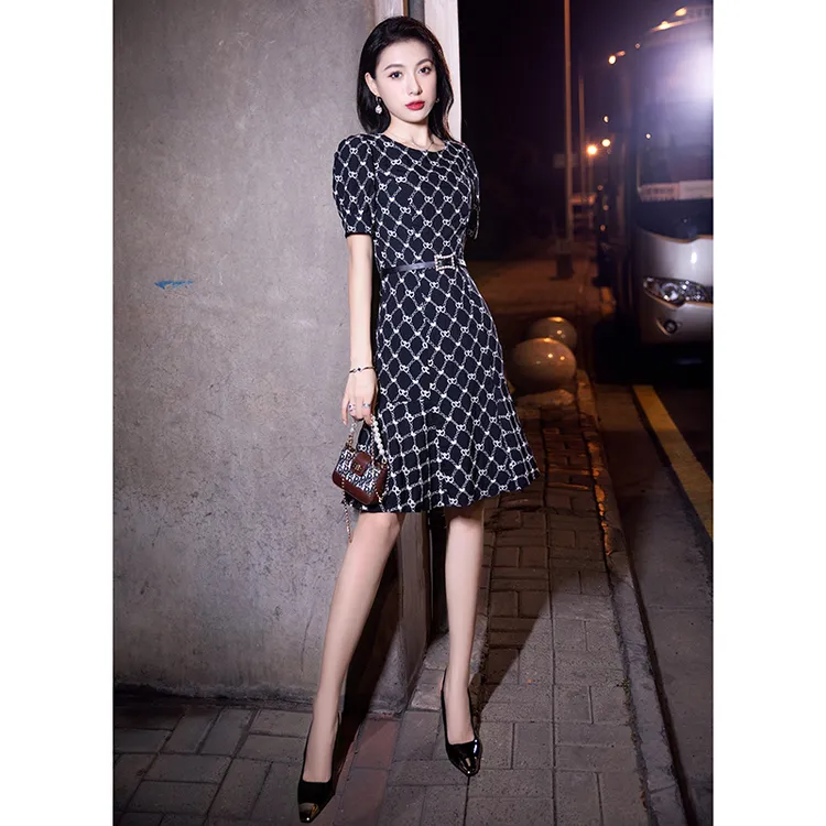 小个子今年流行晚礼服裙子高级感高端轻奢小众平时可穿气质连衣裙