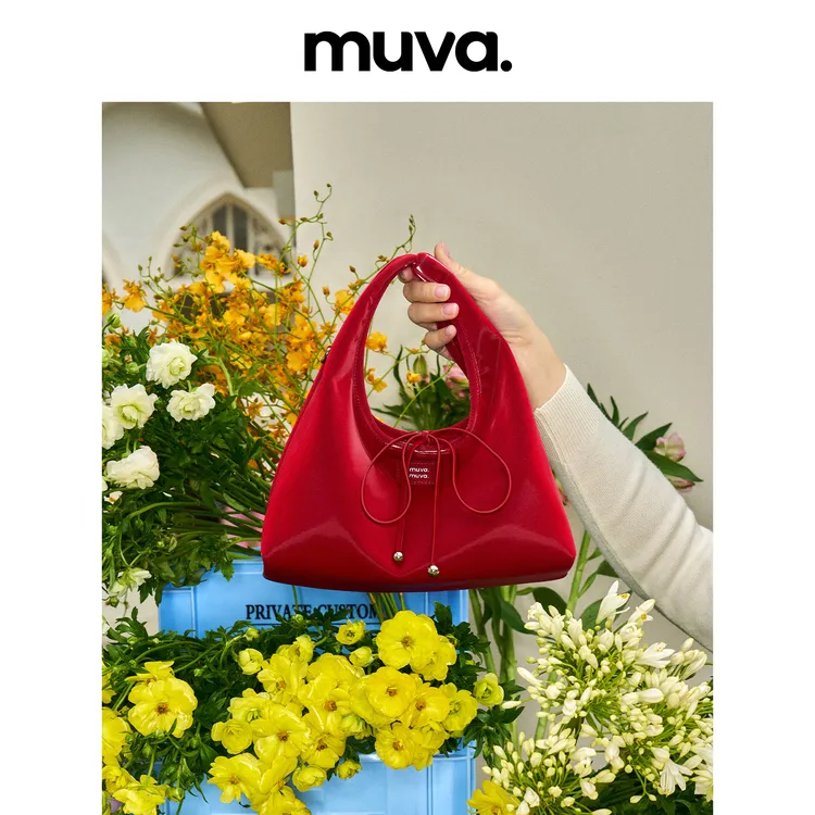 MUVA三角饭团手提包可单肩斜挎手提袋女士小拎包新品