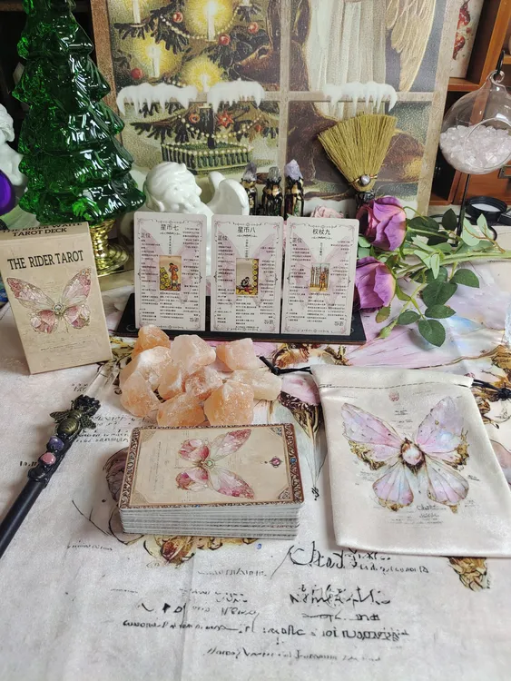 经典韦特Tarot原创设计新手学习蝴蝶卡牌78张自带解析学习卡牌
