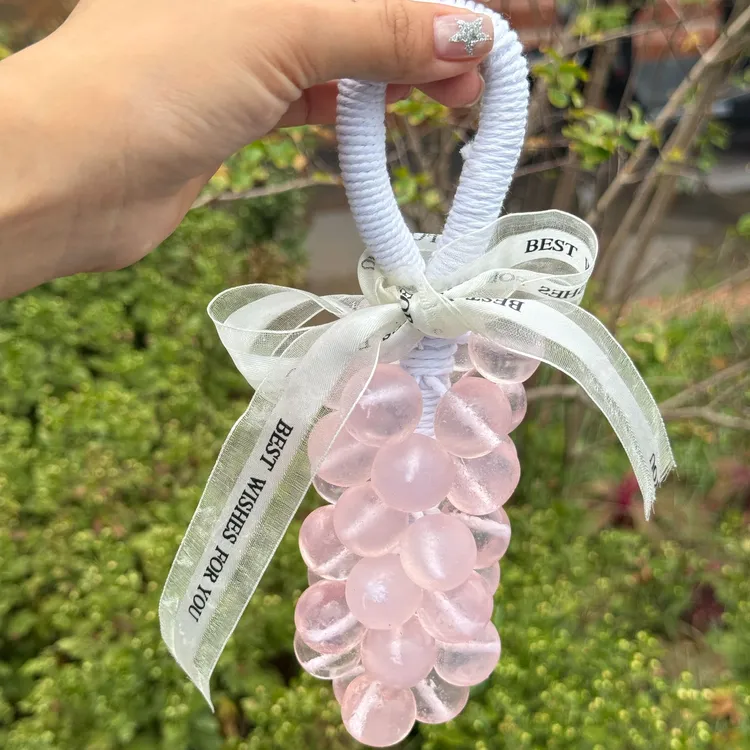粉色水晶葡萄香皂整串纯手工香薰洗手持久留香高颜值肥皂伴手礼