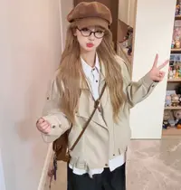 2025秋季新款ins皮衣外套女港风辣妹百搭皮夹克韩版风宽松机车服