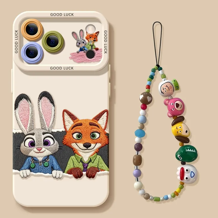 疯狂动物城适用苹果17promax手机壳卡通iphone16/15/14情侣13/12