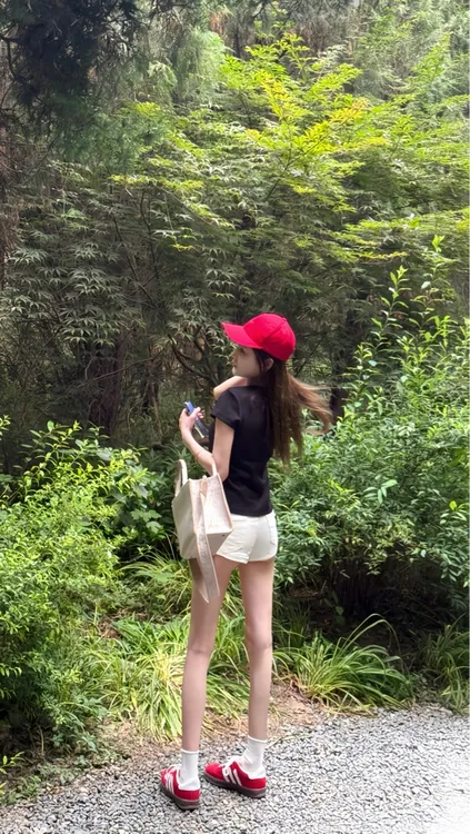 小个子紧身百搭修身短裤