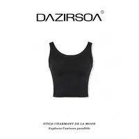 DAZIRSOA/达姿“风格自由”时尚百搭简约个性百搭显瘦背心 AB665