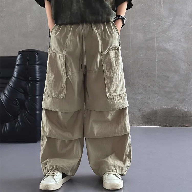  [童鲨品牌清仓大甩卖]宽松长裤24XK6668
