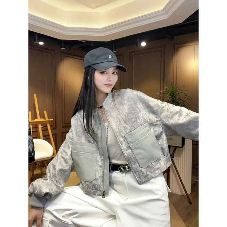 常规小众气质款薄款短外套小众春季百搭波点设计感开衫复古小香风