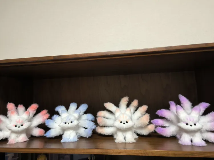 九尾狐 狐狸 扭扭棒小动物