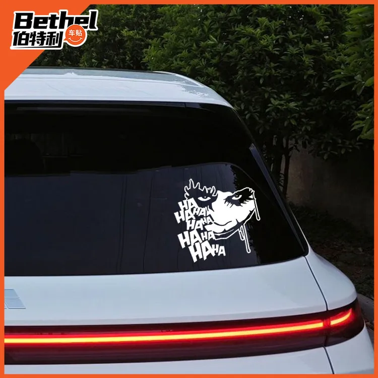 小丑金刚狼人气角色风格JDM车贴汽车电动车头盔装饰漫画贴纸画