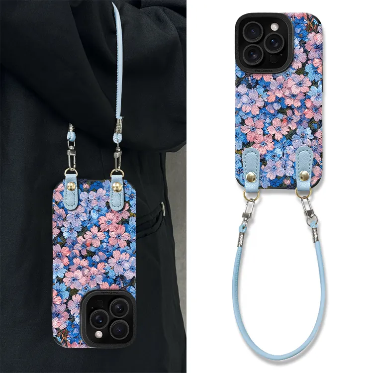 适用于苹果17华为OPPO小米VIVO高级感时髦瞳眼羊巴皮手机壳VA0206