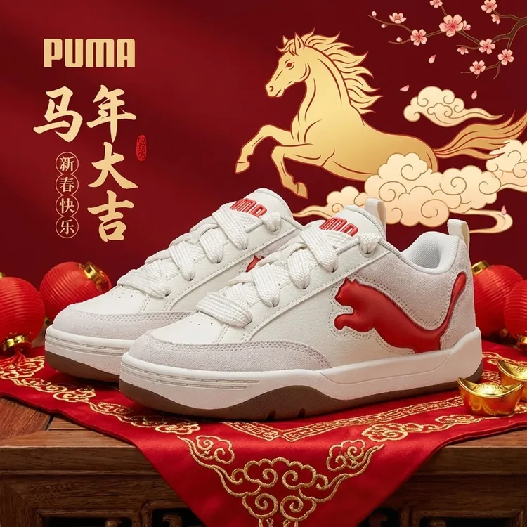 [新年红]PUMA彪马男鞋女鞋美洲狮面包鞋板鞋新款低帮休闲鞋395022