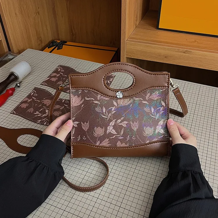 diy材料套l手工缝制材料包自制小香风高级小方包手提包单肩斜挎包