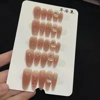 【平安果】显白简约纯欲气质美甲贴片穿戴甲