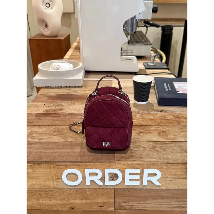 HHE TOO TOO 高级感菱格链条双肩包 836