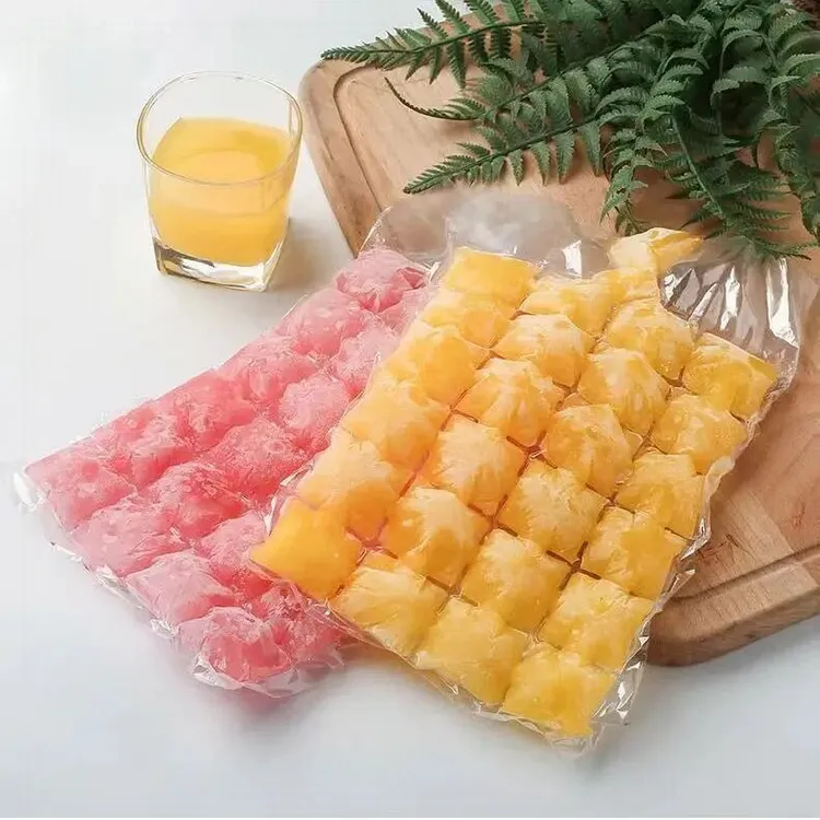 一次性冰袋食用冻冰块模具创意自封口密封小冰格百香果制冰盒袋