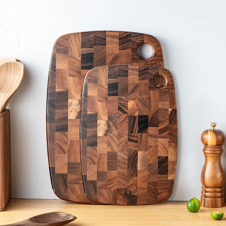 大号相思木菜板家用厨房切菜板40X28X2.5cm砧板打孔挂绳双面案板