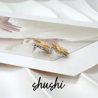 铜合金锆石耳饰 耳环7817