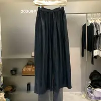 C/20309 韩系百搭复古宽松松紧休闲裤（裤长102左右） 9-9