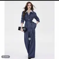 F89  通勤polo领衬衫外套装女2025新款秋冬休闲裤