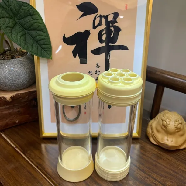 鸣韵 新款 一代老密胺蝈蝈罐 七孔独眼 55 加高蝈蝈叫药罐