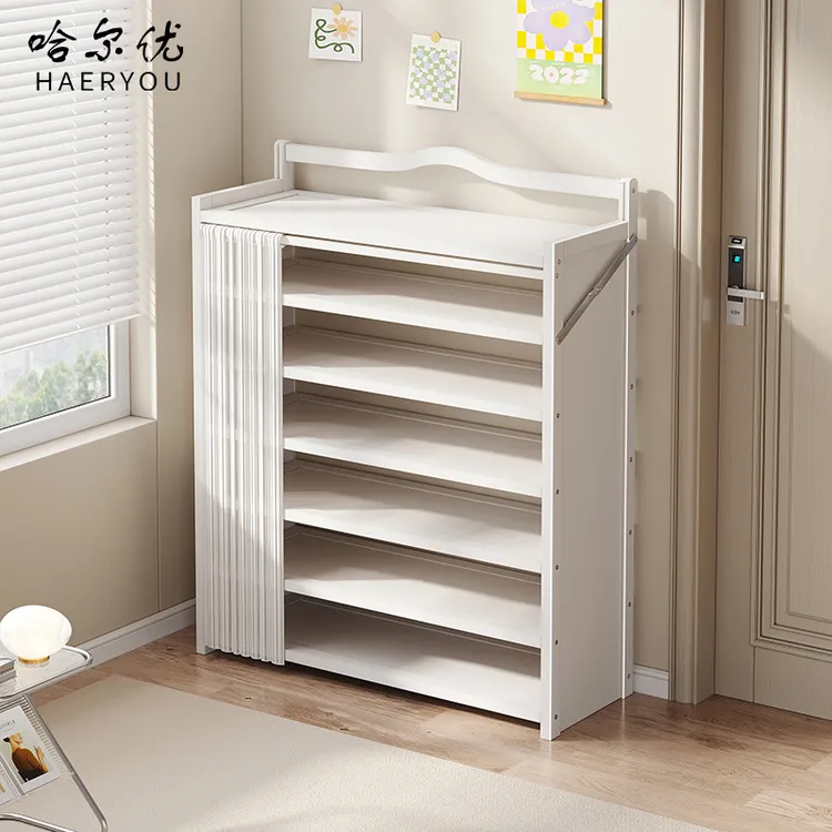 哈尔优免安装鞋架出租屋简易多层收纳鞋架子家用玄关不占空间鞋柜