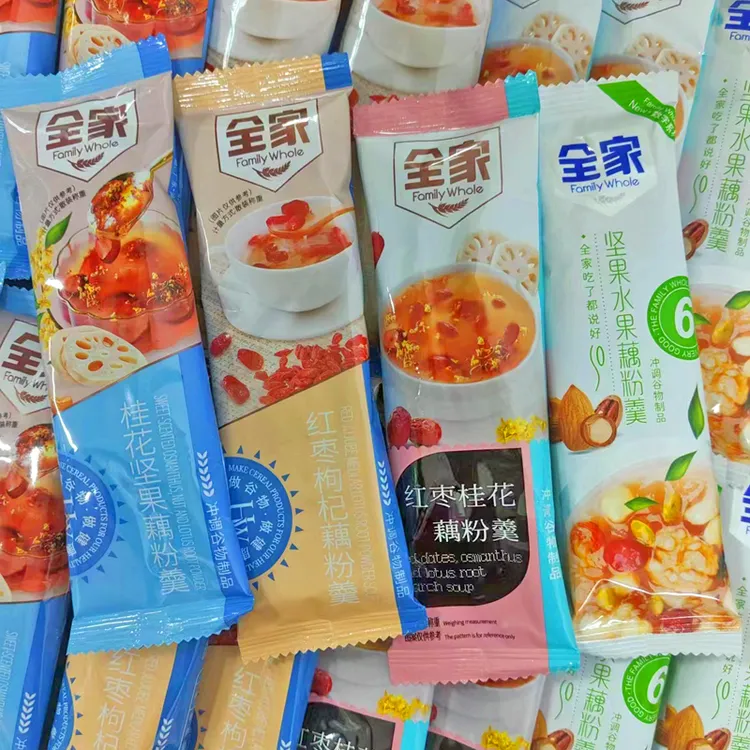 全家桂花坚果红枣枸杞风味藕粉羹谷物冲调速溶早餐代餐甜点小吃