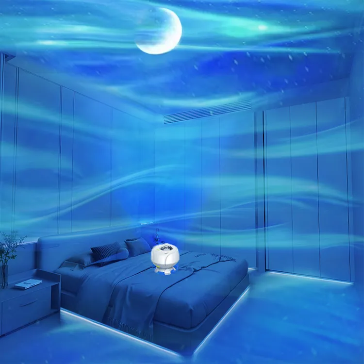 三代梦幻北极光星空灯直播投影灯氛围灯卧室灯具灯饰客厅灯具灯饰