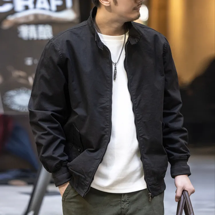 潮掌柜法式休闲百搭秋季休闲男外套韩版潮流工装男夹克男士外套