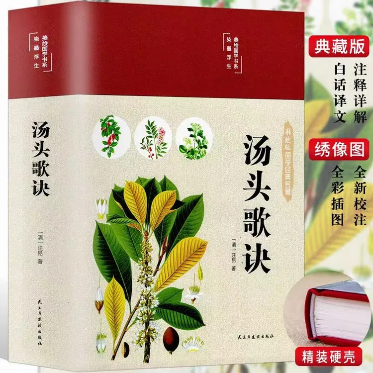 正版汤头歌诀白话解全书精装彩图中医药方民间家庭养生秘方大全书