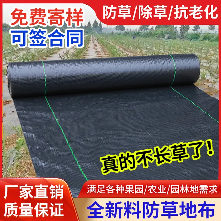 颜色除草布农用果园耐用果树生态透气透水遮草布盖草布透气保湿