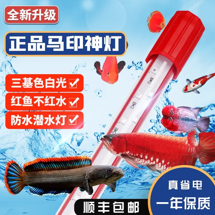 马印神灯龙鱼灯专业水族箱灯三基色增色灯水草灯鱼缸灯防水增艳