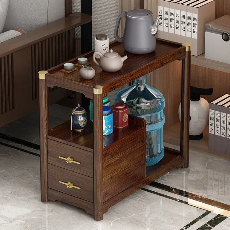 新中式轻奢边几可移动沙发边柜侧边柜客厅角几卧室床头边桌置物架