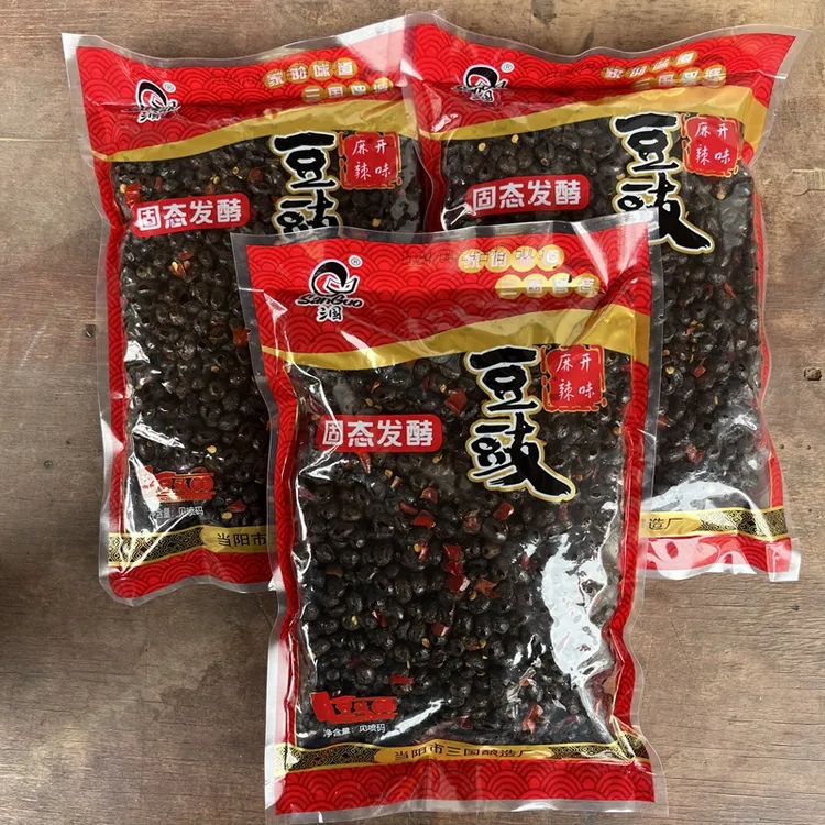 当阳三国传统麻辣豆鼓麻辣黑豆鼓家的味道厂家直发
