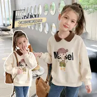 小菲特女童春装上衣6-12岁中大童儿童衣服女宝休闲卫衣YNYQ34893