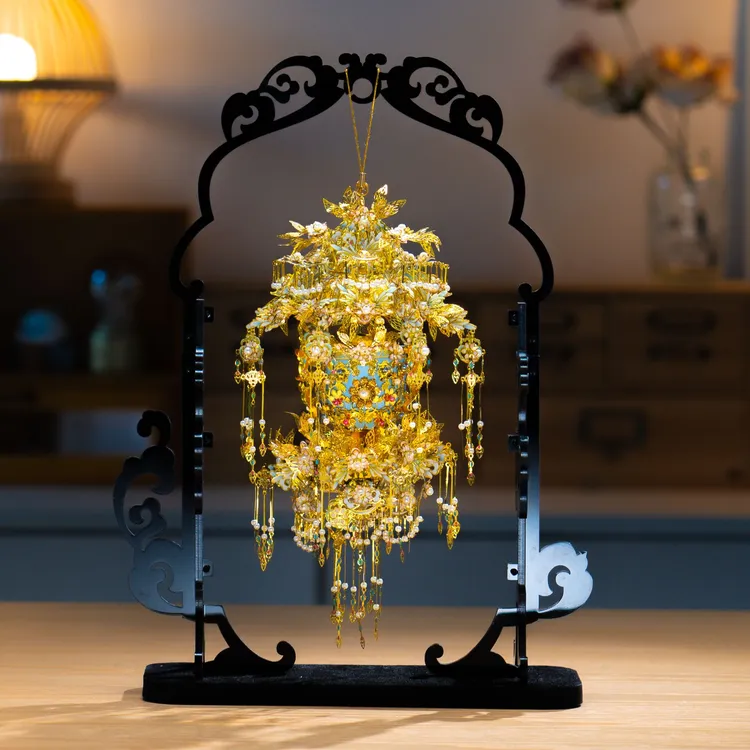 PIECECOOL/拼酷天火树·炽花永固杯3D金属拼图手工diy国风摆件礼物