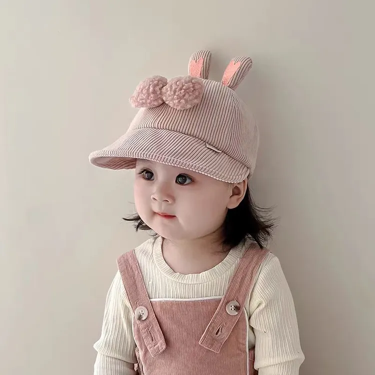 韩版可爱薄款萌宝宝渔夫帽秋冬婴幼儿公主防风帽男女童遮阳帽子